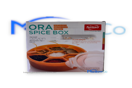 Plastic Masala Box 7 sections - Kitchen & Utensils 1pcs