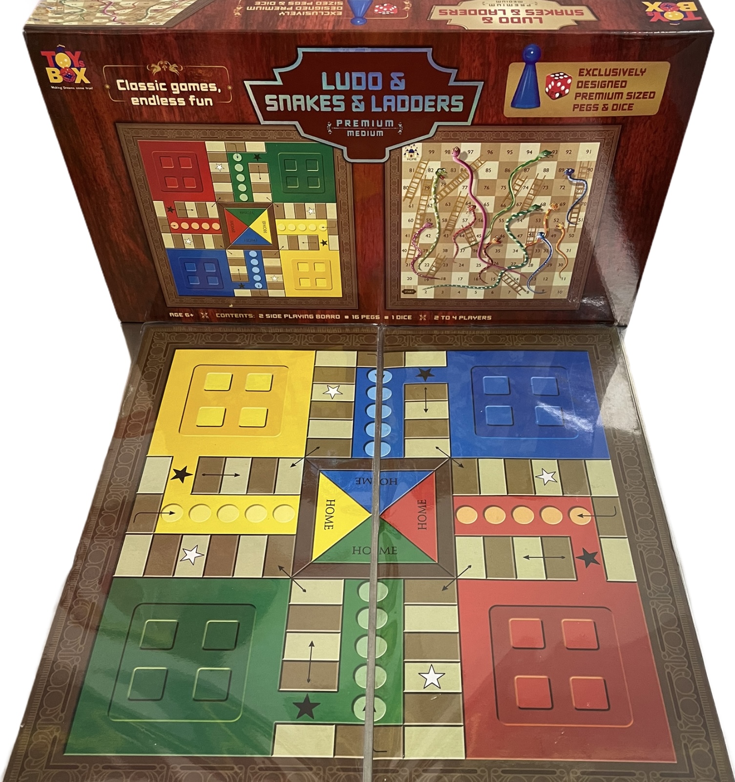 Ludo Game Kit - Entertainments & Fun 1pcs
