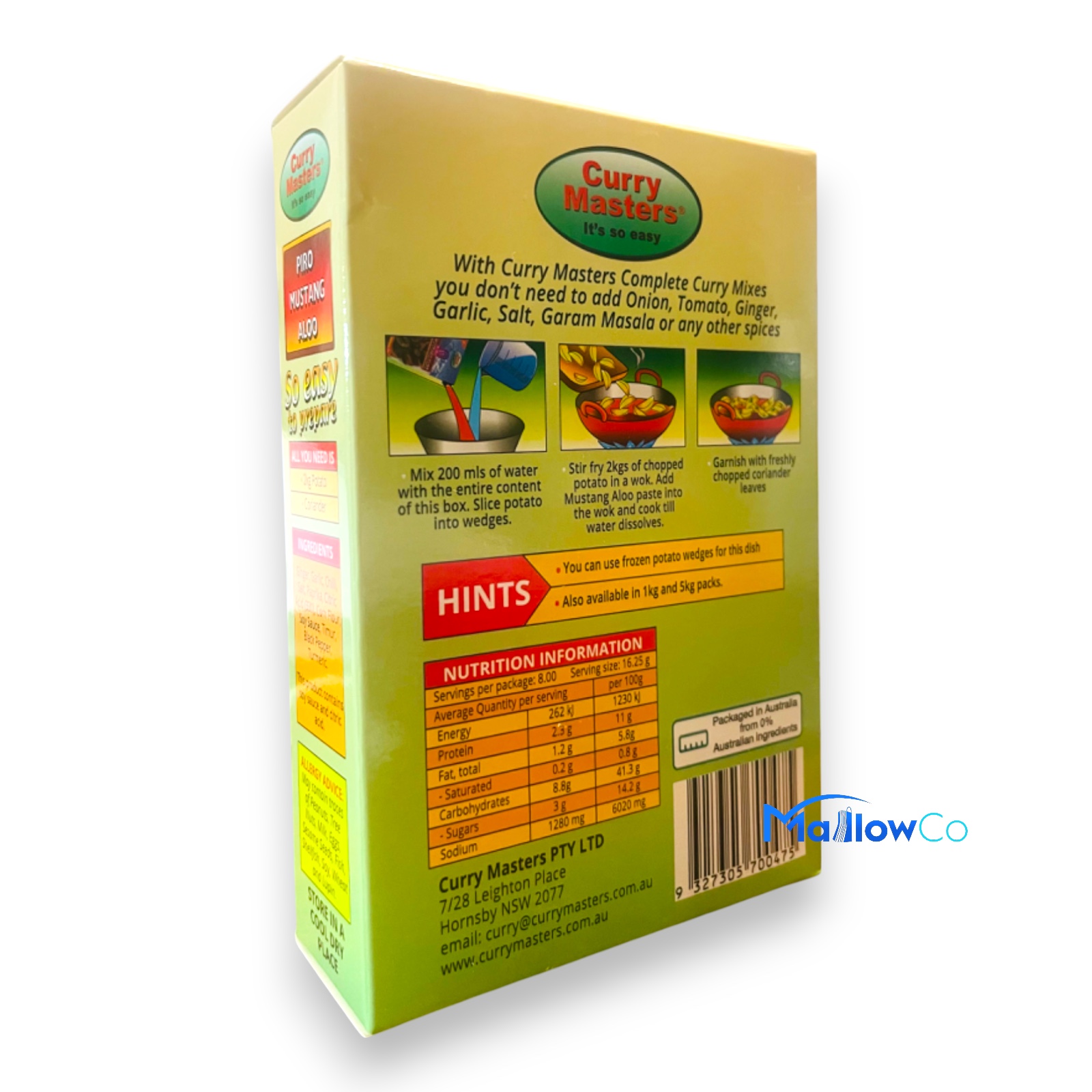 Curry Masters Mustang Aloo Masala – Authentic Nepali-Style Spiced Potato Mix - Spices & Premix 1pcs by Curry Master