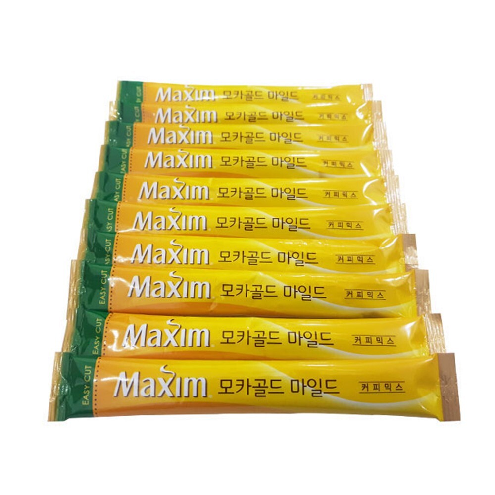 Maxim Mocha Gold Mild Coffee Mix 12g/Korean Instant Easy Cut Coffee - Grocery 1pcs by Maxim - Image 1