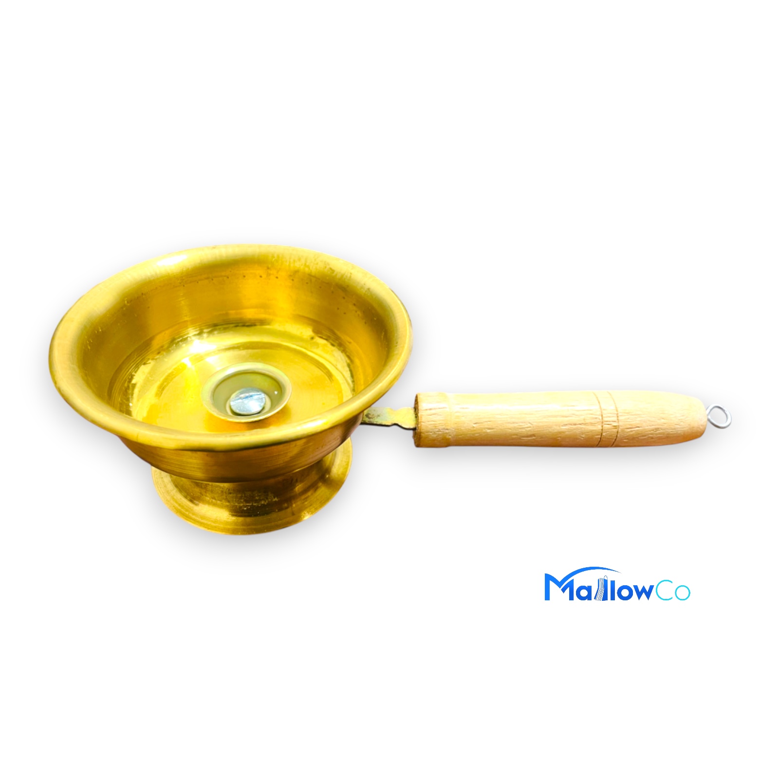 Brass Dhupauro with Wooden Handle - Festive & Occasions 1pcs