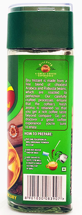 Bru Original Coffee - Sugar & Tea 200gm - Image 2
