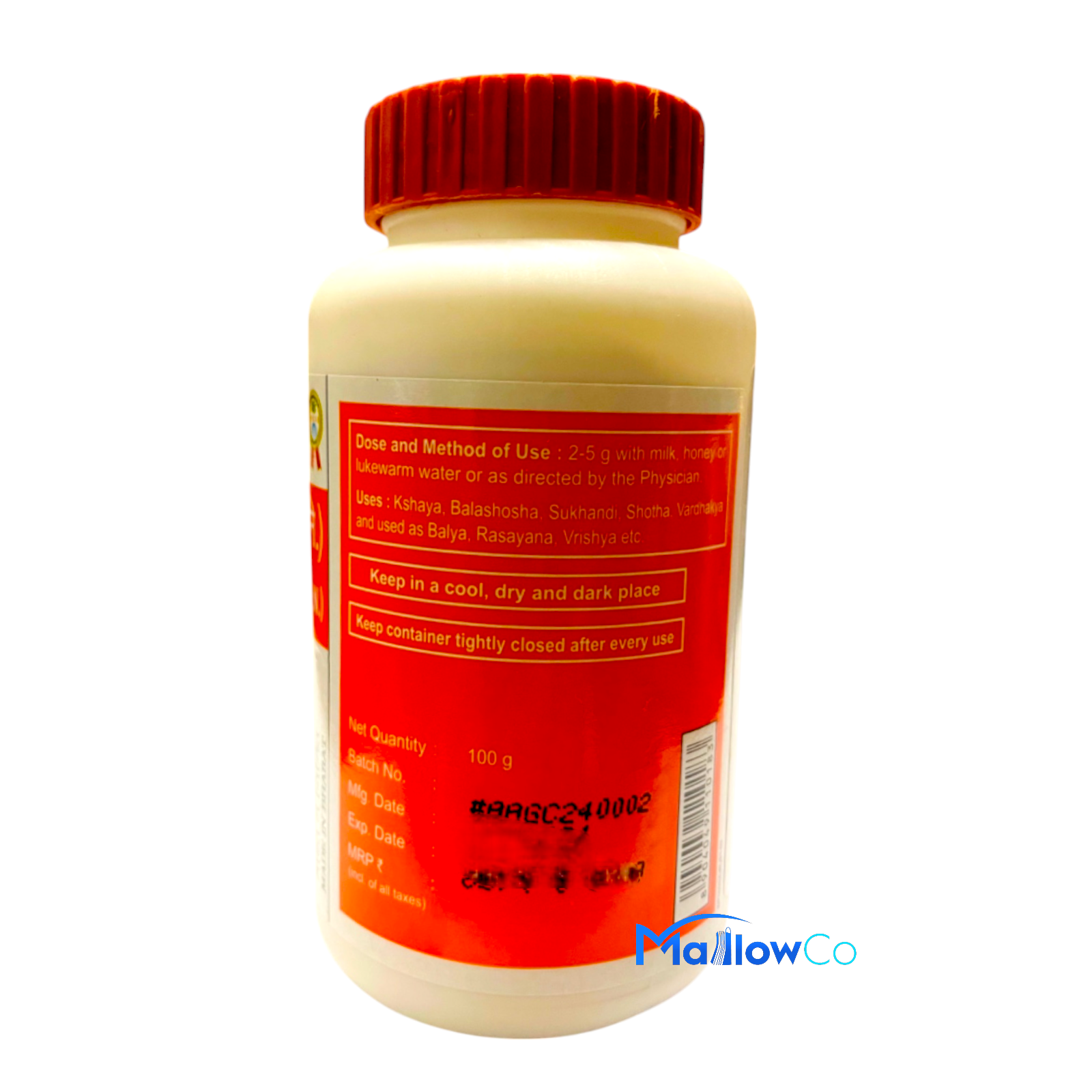 Divya Ashwagandha Churna 100gm - Cosmetics & Health 1pcs - Image 3