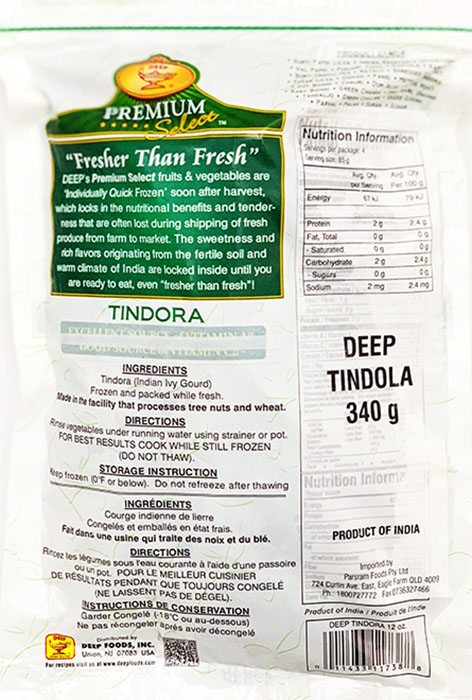 Frozen Tindora - Frozen & Fridge Foods 340gm - Image 2