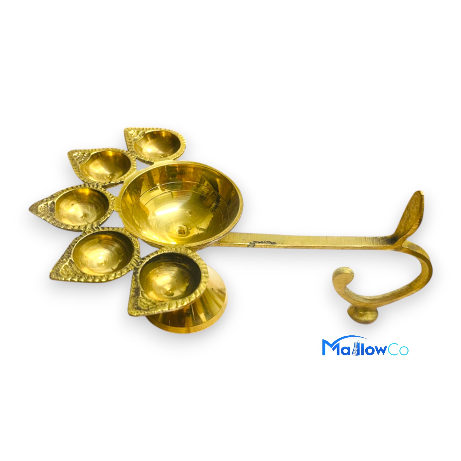 Aarati Panchamukhi Brass  7 inch - Festive & Occasions 1pcs