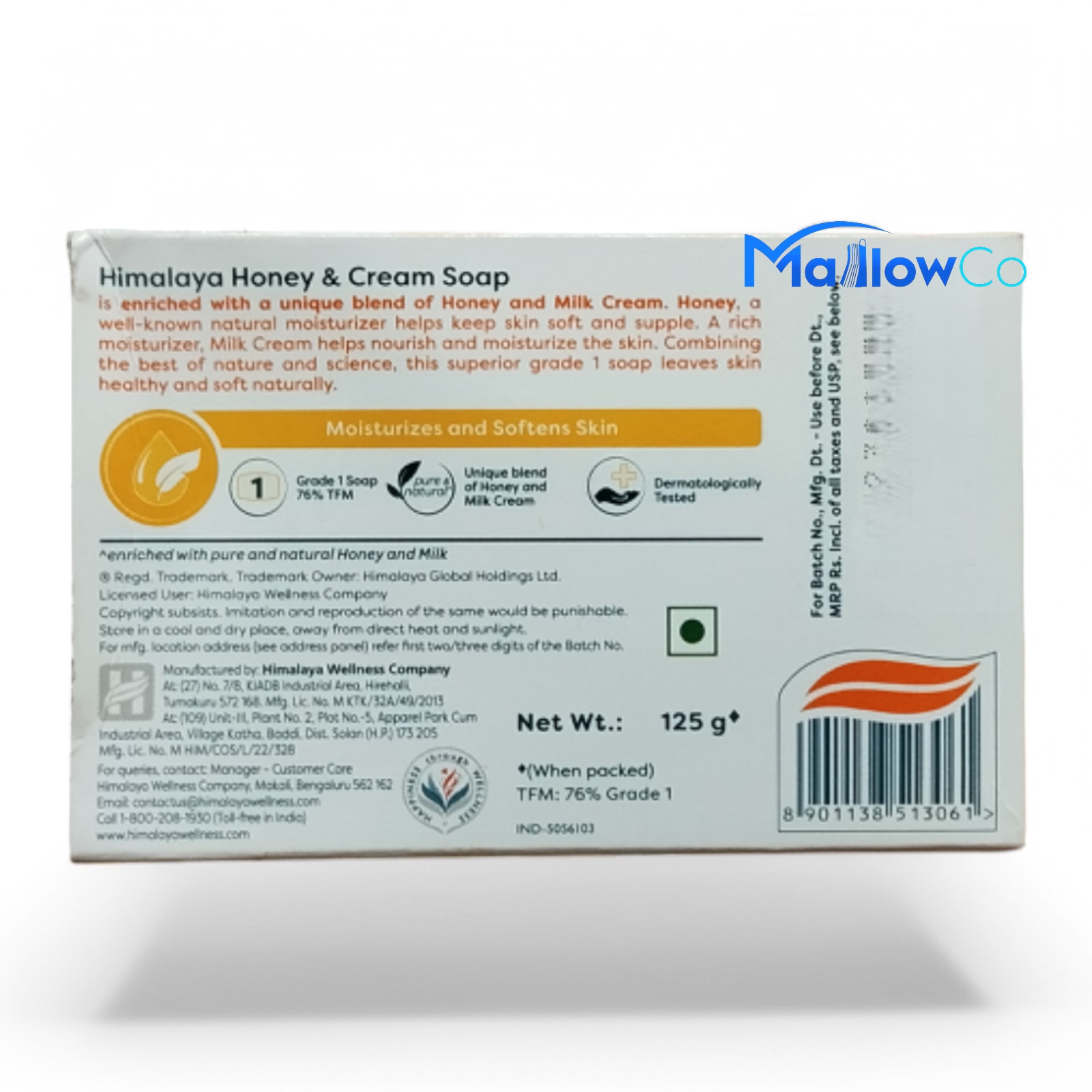 Himalaya Honey and Cream Soap - Cosmetics & Health 1pcs by Himalaya