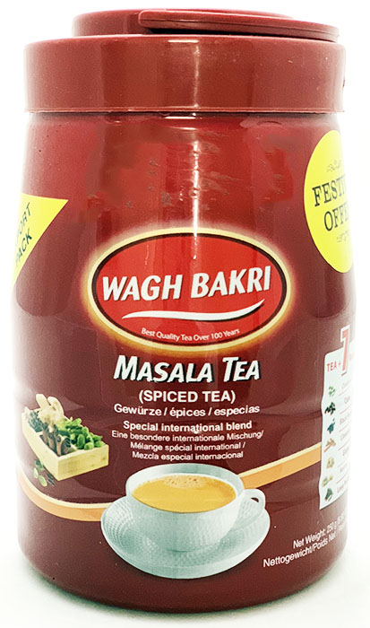 Wagh Bakri Masala Tea - Sugar & Tea 250gm by Wagh Bakri - Image 1