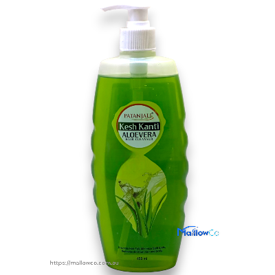 Patanjali Kesh Kanti Aleovera Hair Cleanser - Cosmetics & Health 450ml by Patanjali - Image 1