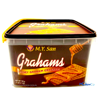 M.Y San Grahams Honey Crackers - Snacks & Biscuit 700gm - Image 1