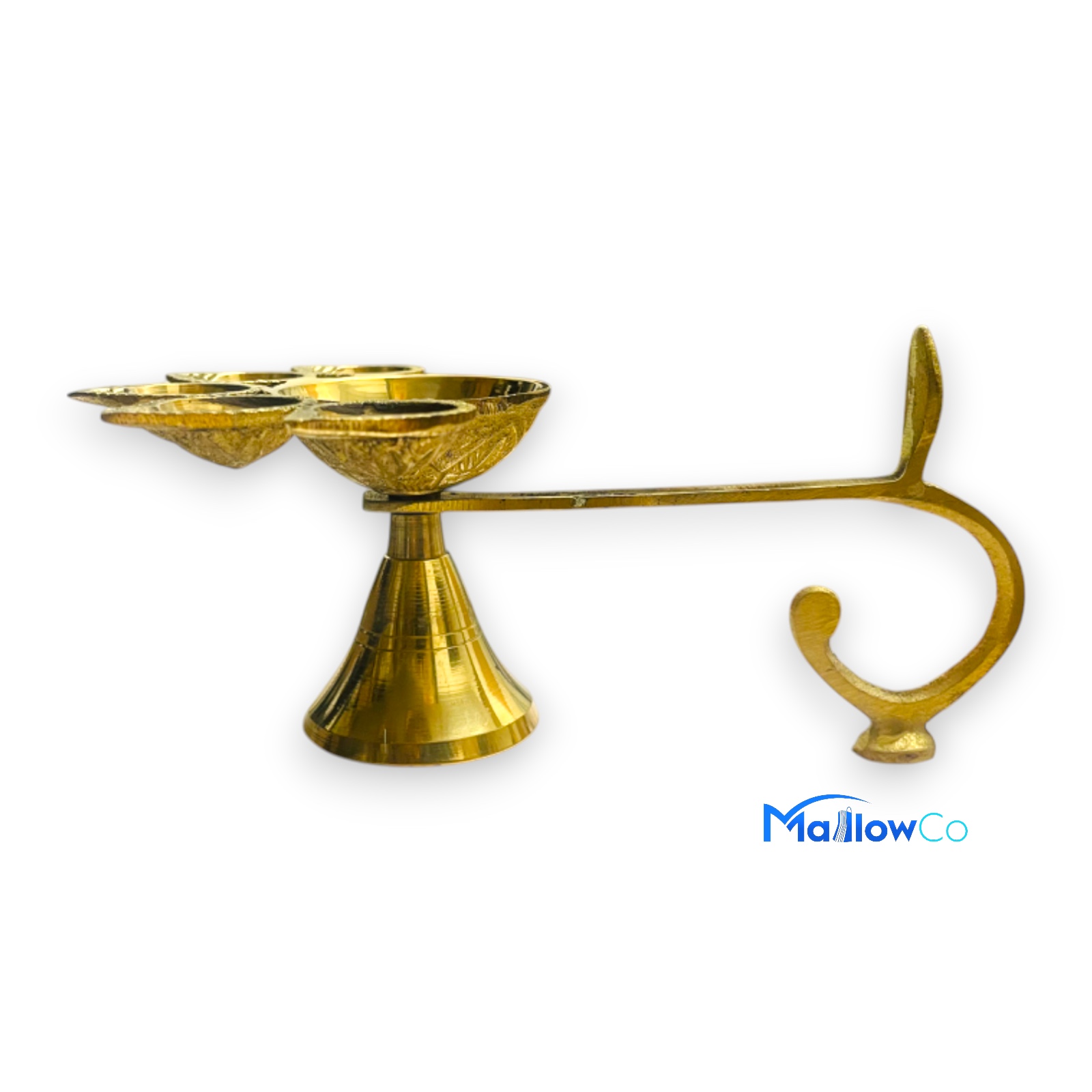 Aarati Panchamukhi Brass  7 inch - Festive & Occasions 1pcs