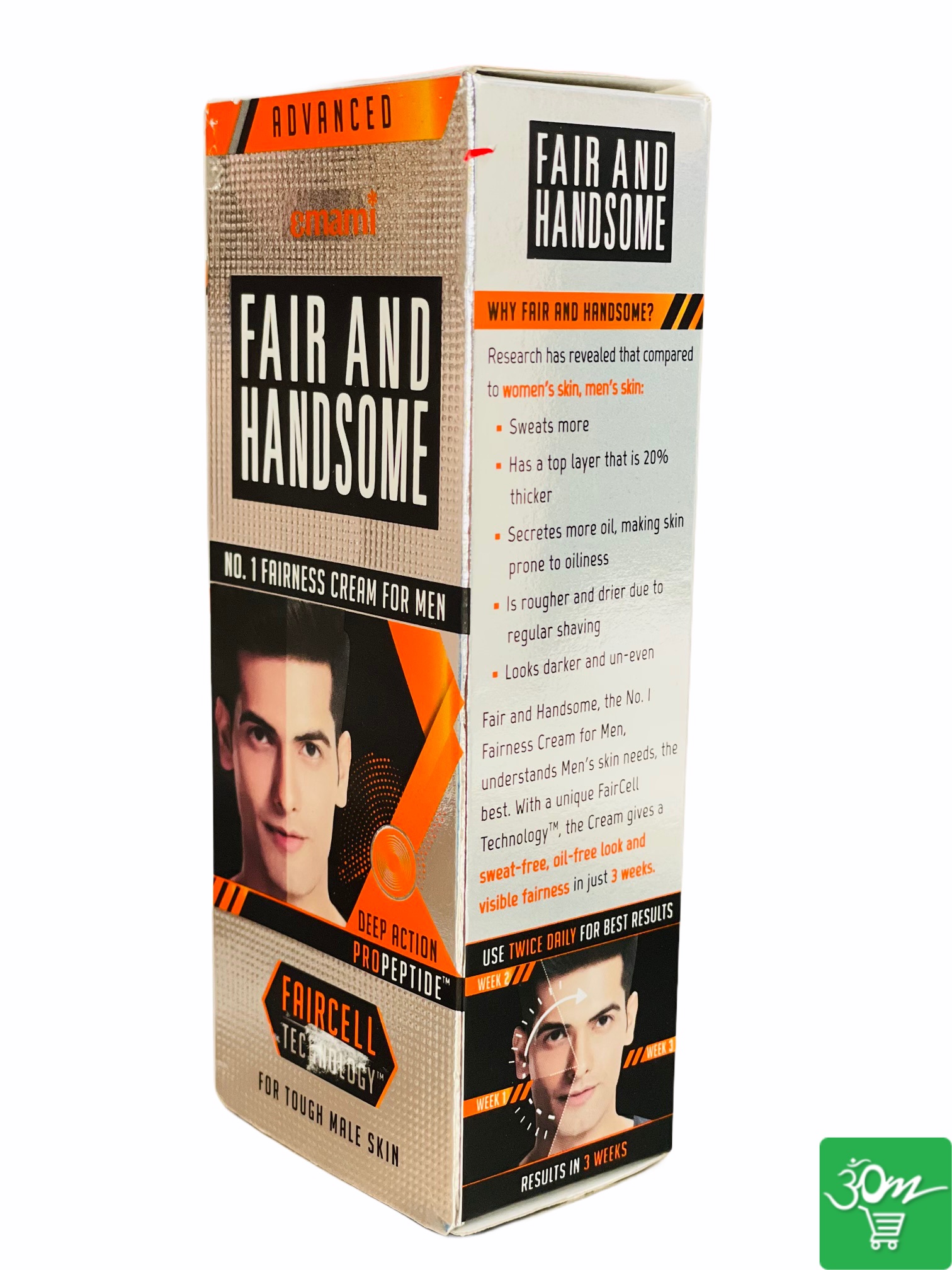 Fair & Lovely Men - Cosmetics & Health 50gm