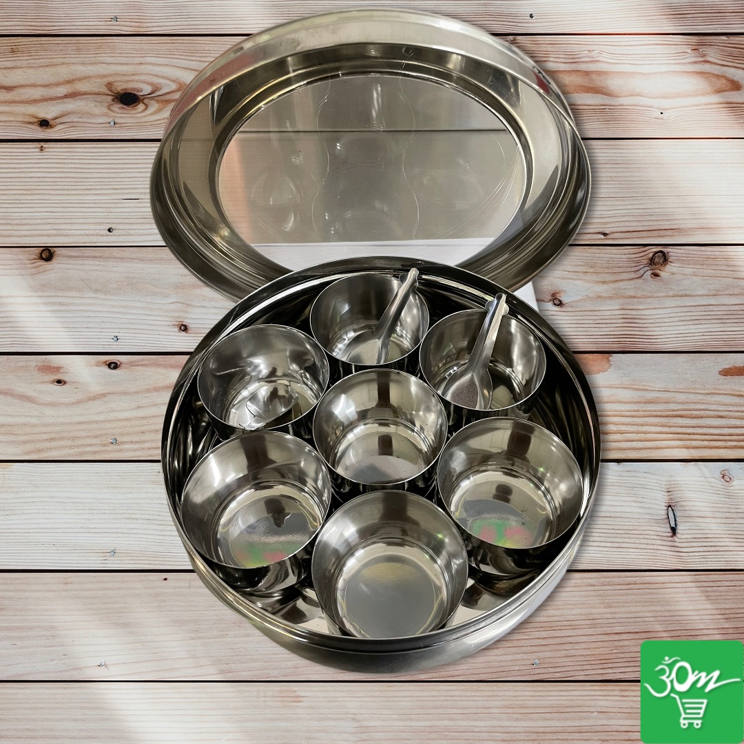 Spice Container ( Masala Dabba ) - Kitchen & Utensils 1pcs - Image 1