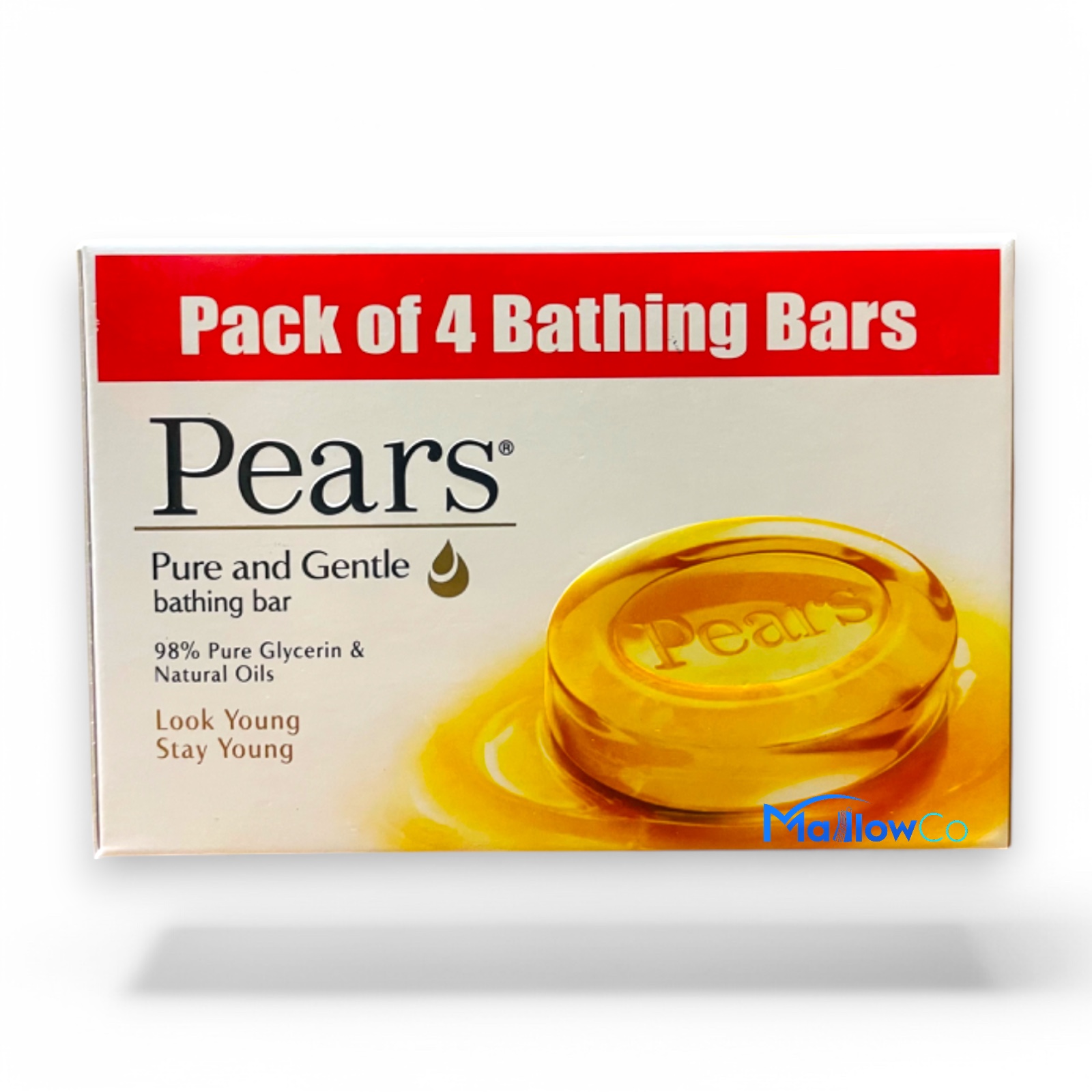 Pears 4 Bathing Bar Pack - Cosmetics & Health 1packet