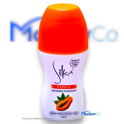 Silka Papaya Whitening Deodorant - Cosmetics & Health 40ml - Image 1