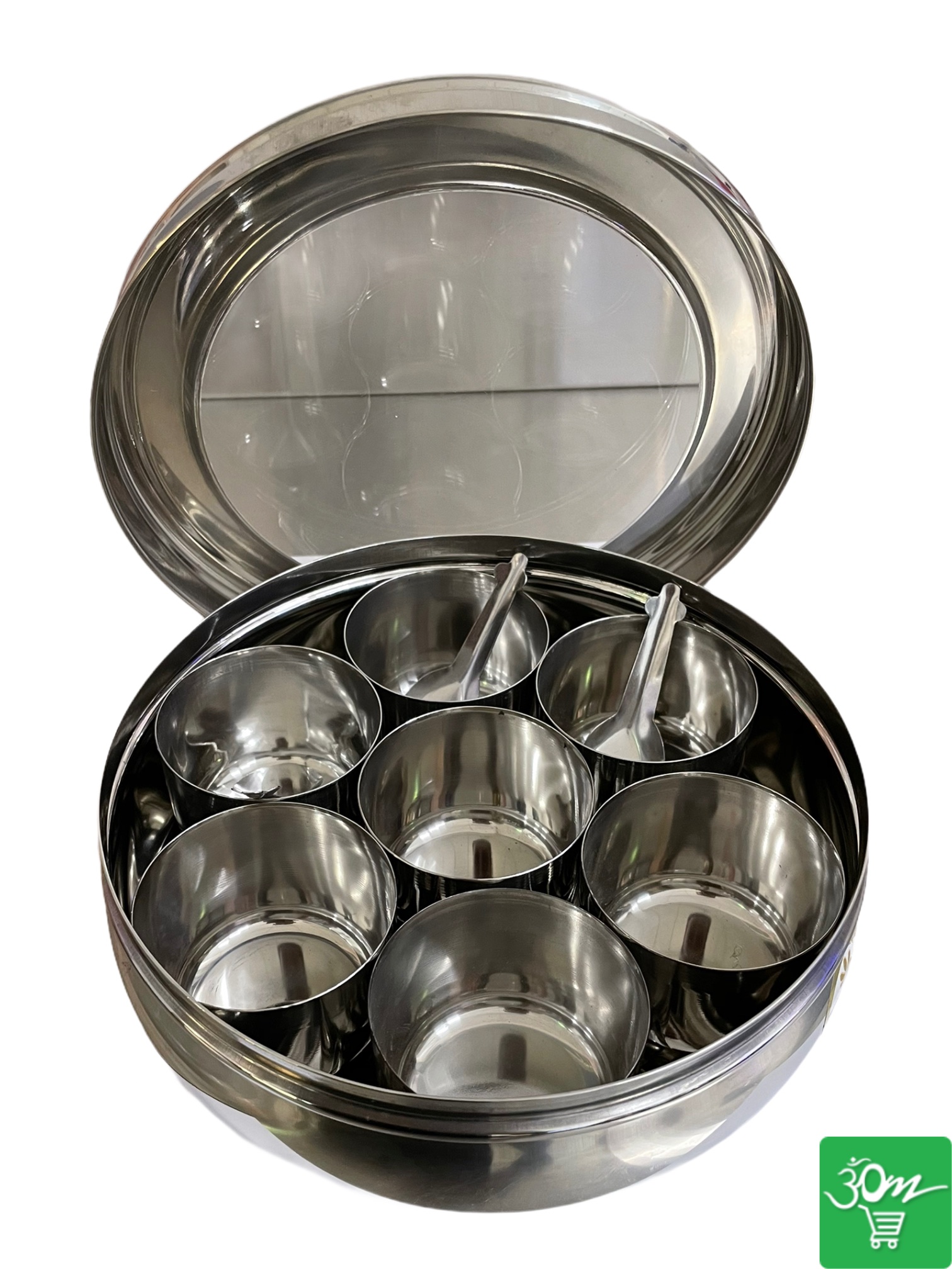 Spice Container ( Masala Dabba ) - Kitchen & Utensils 1pcs - Image 3