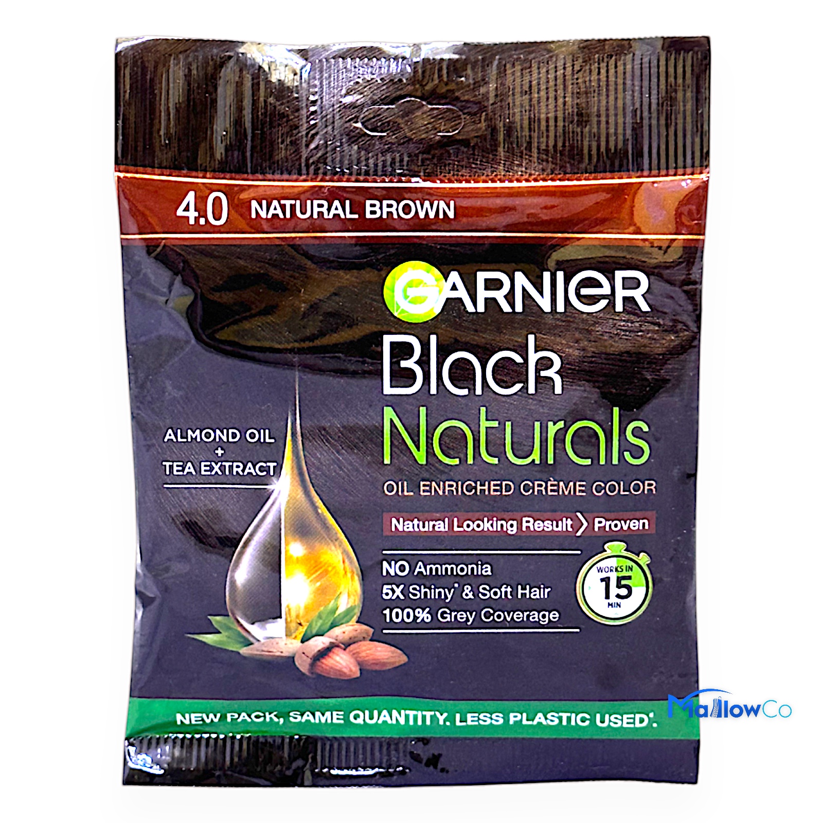 Garnier  Natural 4.0 Natural Brown Hair Color - Cosmetics & Health 20gm