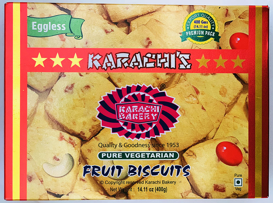 Karachi's Fruit Biscuits - Snacks & Biscuit 400gm - Image 1