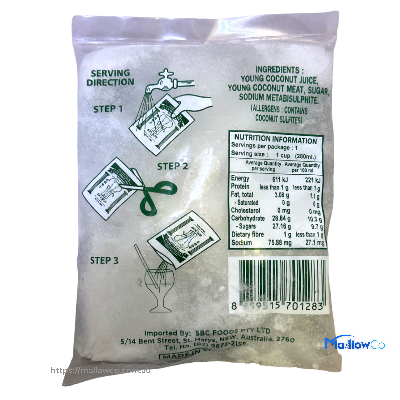 Frozen Coconut Juice with Meat - Frozen & Fridge Foods 280gm - Image 2