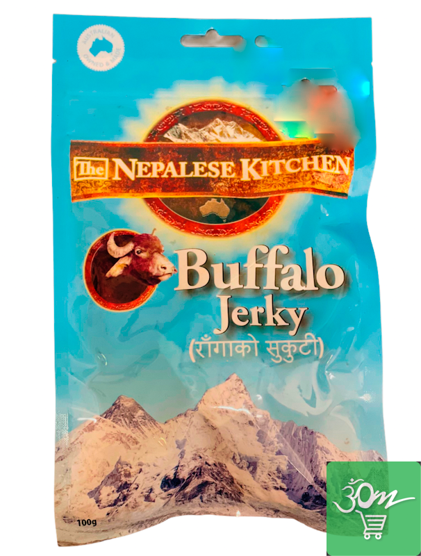 Plain Buffalo Jerky (Sukuti) - Spices & Premix 100gm - Image 1