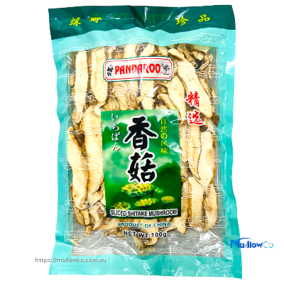 Pandaroo Sliced Shitake Mushroom Dried - Daily Needs & Others 100gm - Image 1