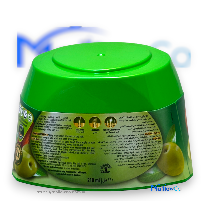 Vatika Styling Hair Cream Olive Henna and Almond - Cosmetics & Health 210ml