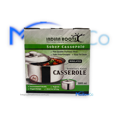 Indian Roots Casserole  | Hot Case - Kitchen & Utensils 3000ml - Image 4