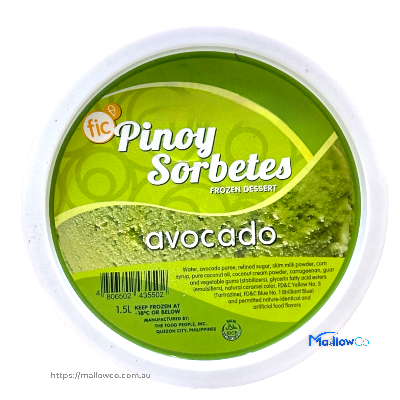 Pinoy Sorbetes (avocado) - Frozen & Fridge Foods 1500ml - Image 1