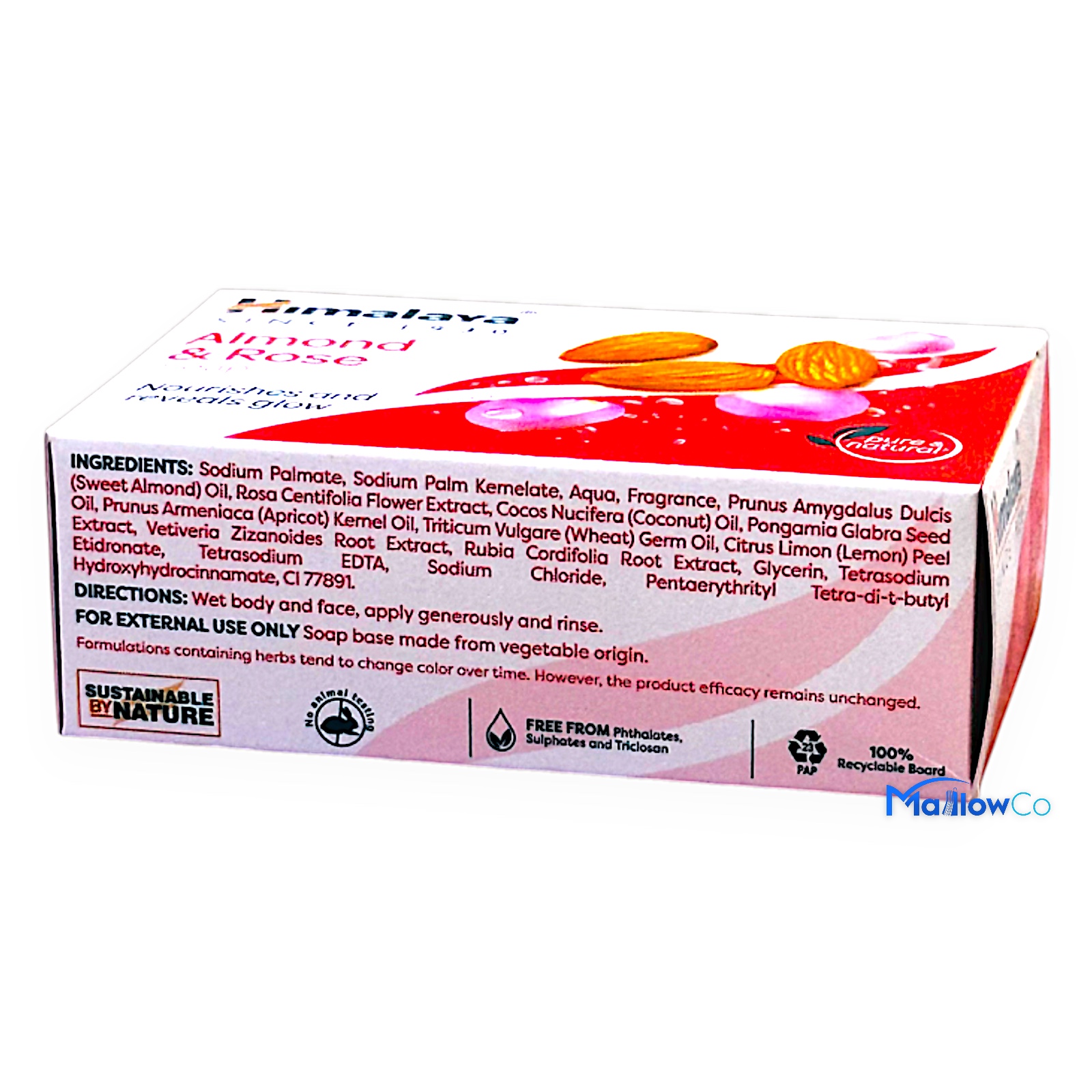 Himalaya Almond and Rose Soap - Cosmetics & Health 125gm