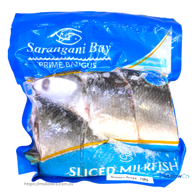 Sarangani Bay Sliced Milkfish - Frozen & Fridge Foods 720gm - Image 1