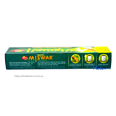 Dabur Miswak Herbal Toothpaste - Cosmetics & Health 120gm by Dabur