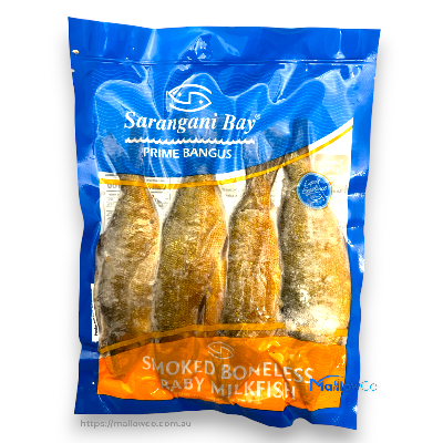 Sarangani Bay Smoked Boneless Baby Milkfish (Whole MilkFish) - Frozen & Fridge Foods 360gm - Image 1
