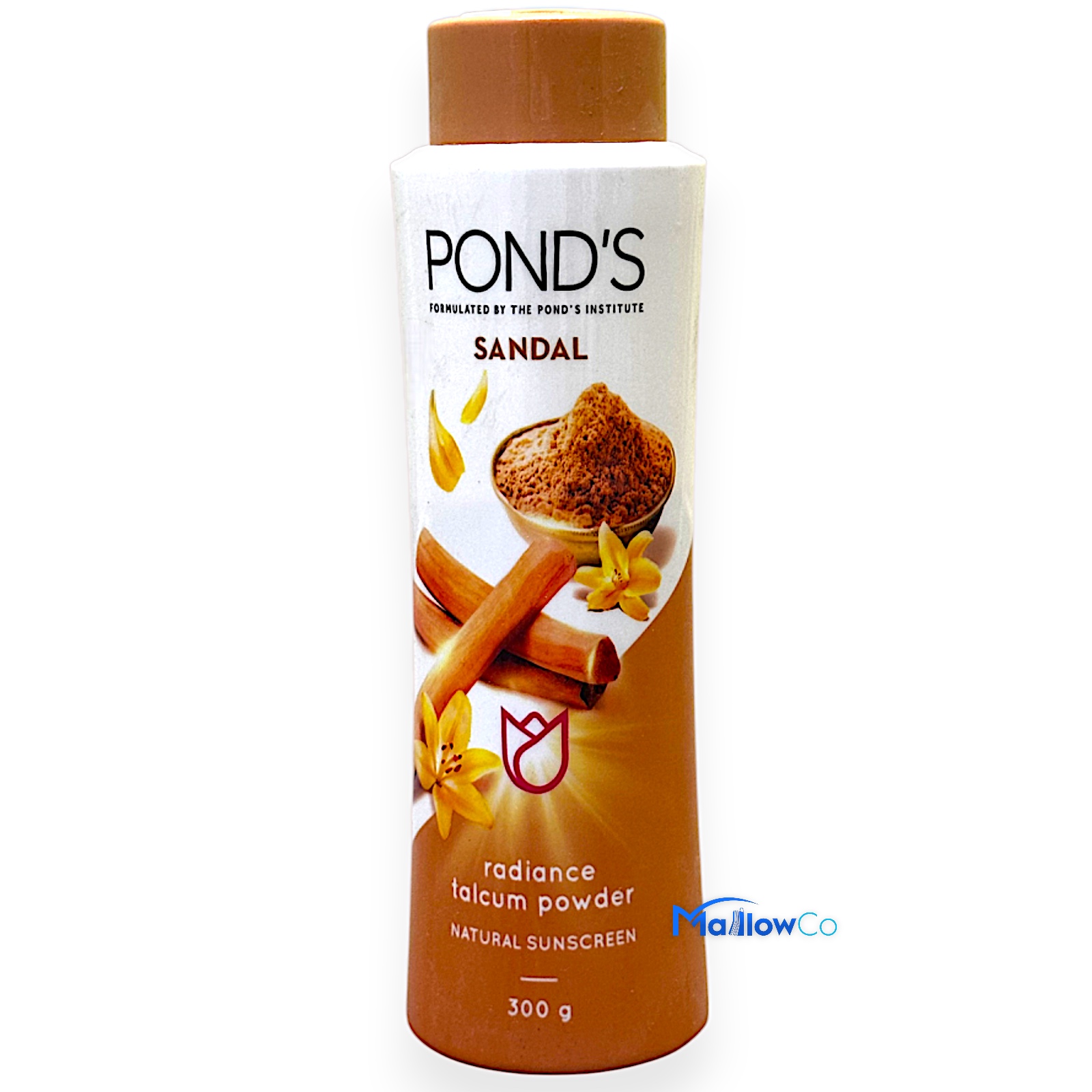Ponds Sandal Talcum Powder Natural Sunscreen - Cosmetics & Health 300gm by Ponds