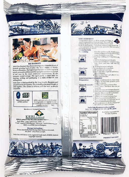 Basmati Rice India Gate Premium - Rice & Flour 5kg by India Gate