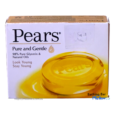 Pears Pure and Gentle Bathing Bar 100gm - Cosmetics & Health 100gm by Pears - Image 1