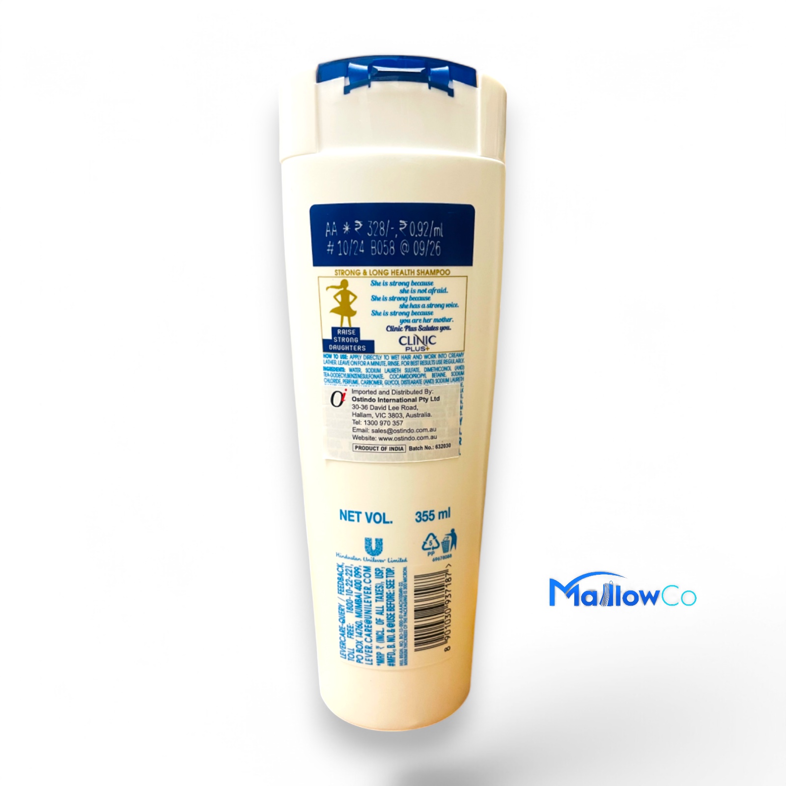 Clinic Plus Health Shampo 355ml - Cosmetics & Health 1pcs