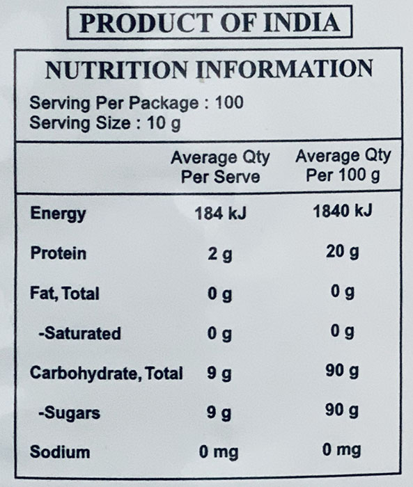 Indya Panjabi Pesi Gur - Sugar & Tea 1kg - Image 2