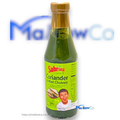 Sabrini Coriander & Mint Chutney - Pickle & Chutney 310gm - Image 1