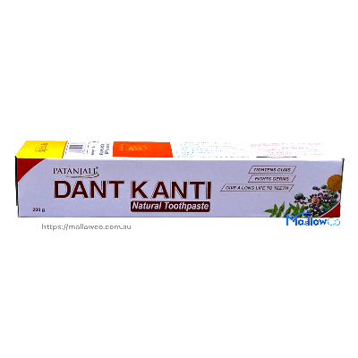 Patanjali Dant Kanti Natural Toothpaste - Cosmetics & Health 200gm by Patanjali - Image 1