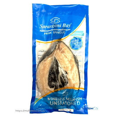 Sarangani Bay Boneless Milkfish Unseasoned - Frozen & Fridge Foods 340gm - Image 1