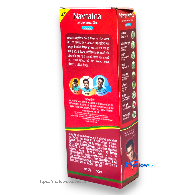 Navratna Ayurvedic Hair Oil - Cosmetics & Health 270ml by Navaratna - Image 2