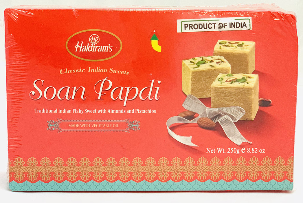 Soan Papdi - Sweets & Chocolate 250gm by Haldiram - Image 1