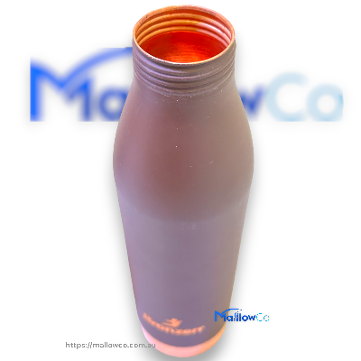 Bronzerr Copper Water Bottle Type 14 Dark Brown Plain Style - Kitchen & Utensils 1ltr - Image 2