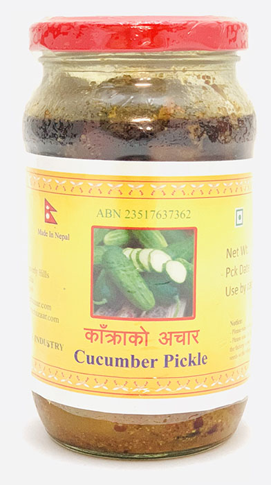 Cucumber Pickle - Pickle & Chutney 350gm - Image 1