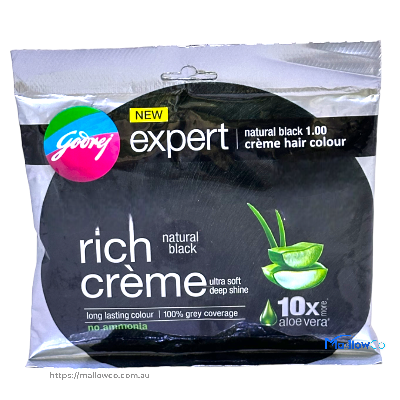 Godrej Expert Natural Black Hair Colour 20gm - Cosmetics & Health 20gm by Godrej - Image 1