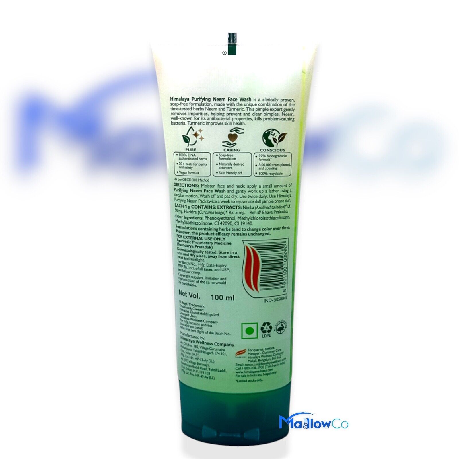 Himalaya Purifying Neem Pack - Cosmetics & Health 1pcs by Himalaya