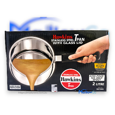Hawkins Tea Pan  Induction Stainless steel with Glass Lid - Kitchen & Utensils 1ltr - Image 6