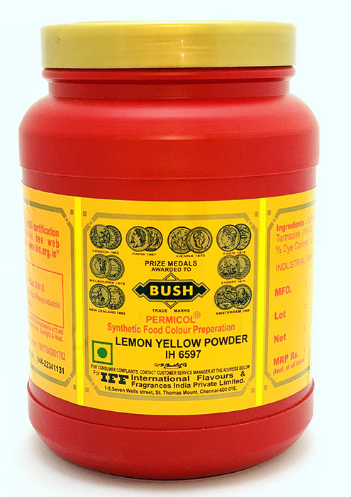 Bush Yellow Food Colour - Spices & Premix 1kg - Image 1