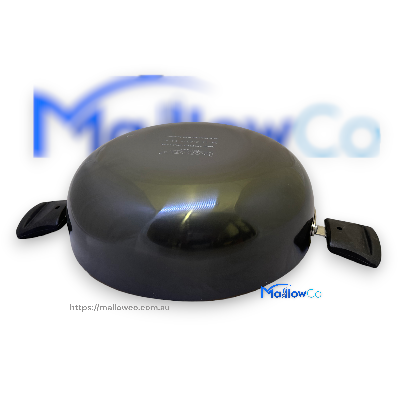 Kumar Kadai Hard Anodized Non Stick Glass Lid 3.25mm Thickness 26cm Diameter - Kitchen & Utensils 1pcs - Image 3