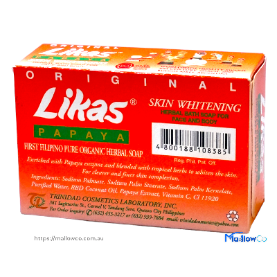Likas Papaya Skin Whitening Soap - Cosmetics & Health 135gm - Image 2
