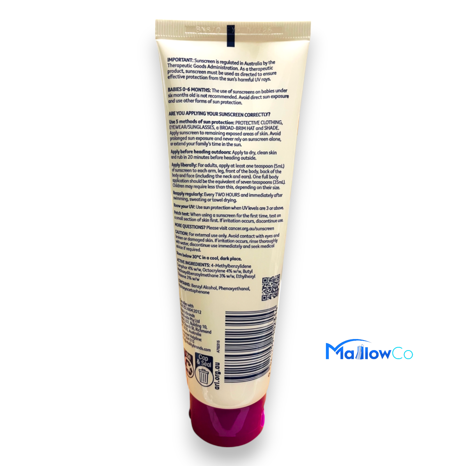 Cancer Council Kids Sunscreen 110ml - Cosmetics & Health 1pcs - Image 2